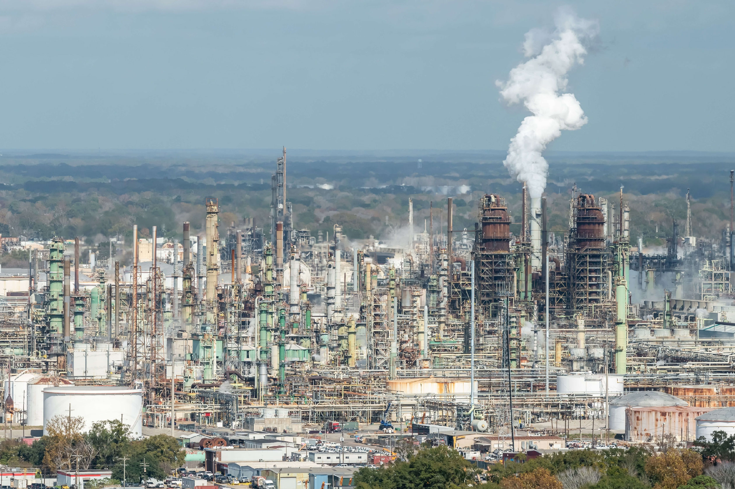 Oil refinery plant in Louisiana, United States of America
